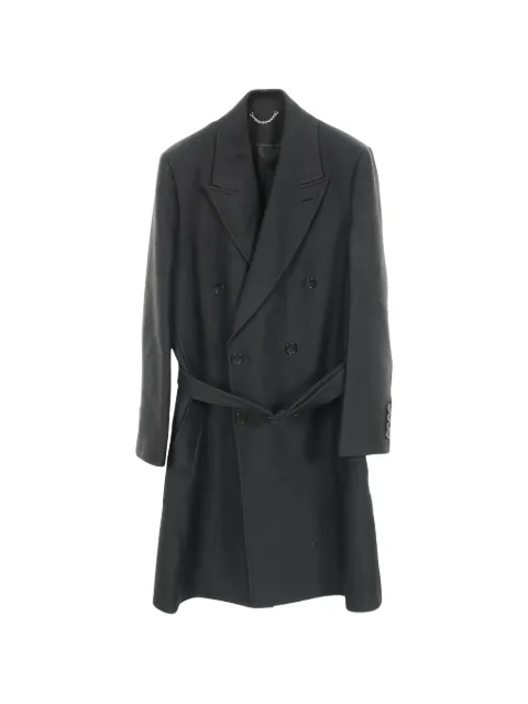 Louis Vuitton Pre-Owned 00s Chester double-breasted coat Grey 1046922