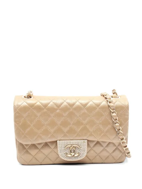 CHANEL Pre-Owned 2014-2015 chain matelasse shoulder bag Neutrals 105301920093851