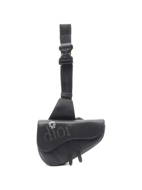 Christian Dior Pre-Owned Saddle crossbody bag Black 1050622