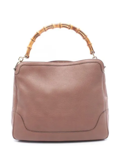 Gucci Pre-Owned 2010 Diana bamboo-handle leather tote bag Brown 1053003