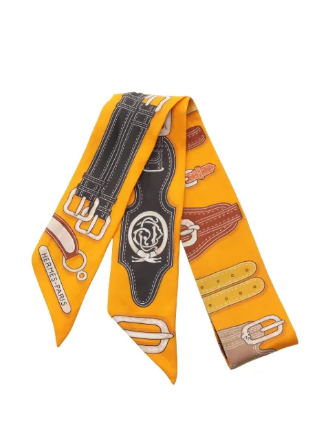 Hermès Pre-Owned 2000s silk scarf Orange 1049943