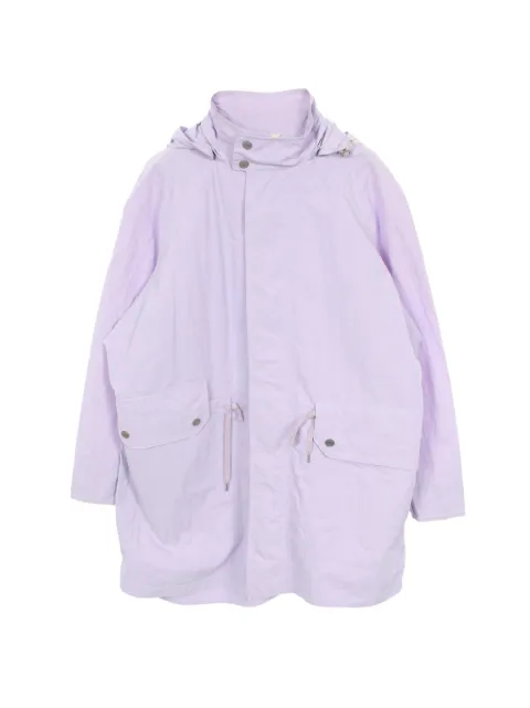 Hermès Pre-Owned 2000s hooded coat Purple 1047251