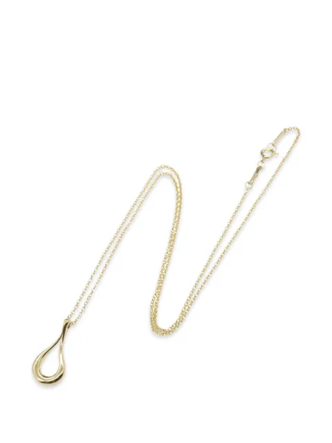 Tiffany & Co. Pre-Owned 2010s teardrop-pendant necklace Gold 1050714