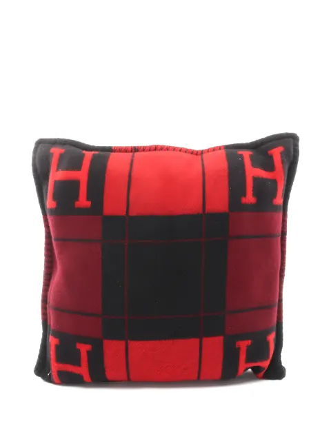 Hermès Pre-Owned 2010s Avalon throw pillow Red 1047840