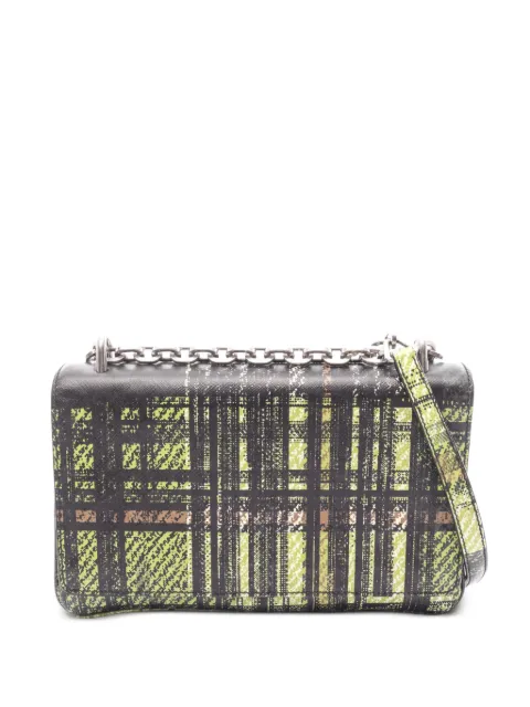Prada Pre-Owned 2010s chain-strap leather shoulder bag Black 1051016