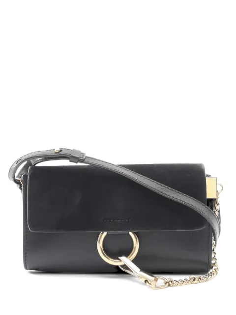 Chloé Pre-Owned mini 2010s Faye shoulder bag Black 1051185