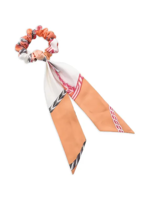 Hermès Pre-Owned 2010s Bella scrunchie hair accessory Orange 1049994
