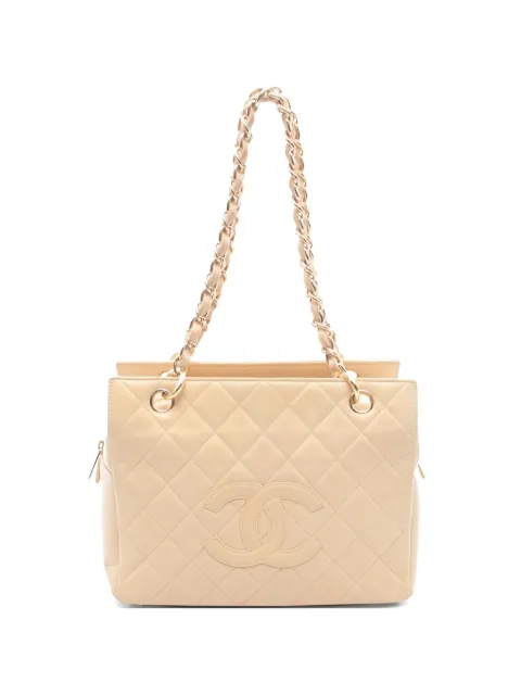 CHANEL Pre-Owned 2002-2003 Matelasse chain shoulder bag Neutrals 10528937901780