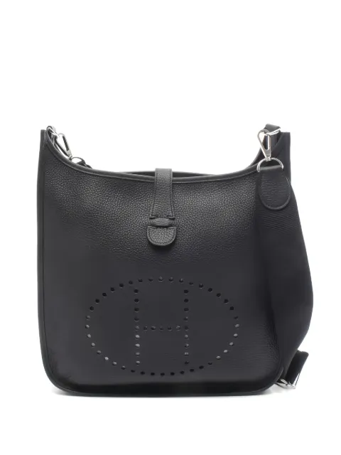 Hermès Pre-Owned 2024 GM Evelyn 3 leather shoulder bag Black 1051626W