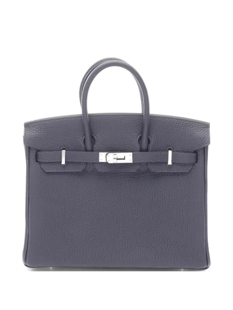 Hermès Pre-Owned 2025 Birkin 25 handbag Blue 1050980K