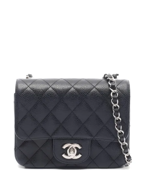 CHANEL Pre-Owned 2009 chain-strap mini bag Black 1053011