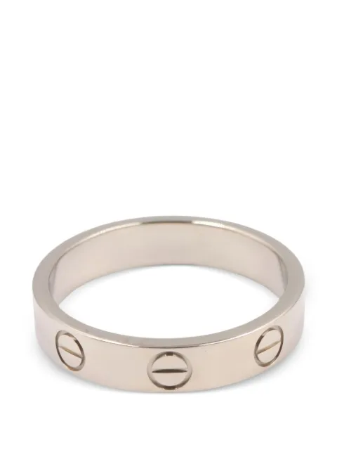 Cartier 2010s mini Love ring Silver 1050649