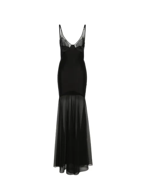 Alchemy tulle detail dress Black LIA746