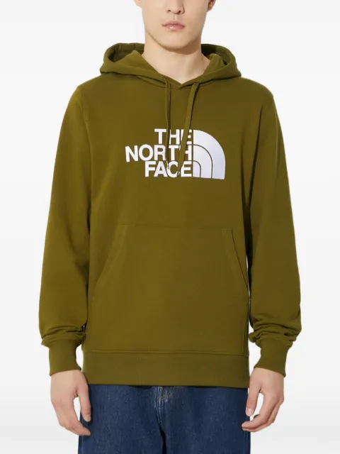 The North Face logo-print drawstring hoodie Green NF00A0TEPIB1