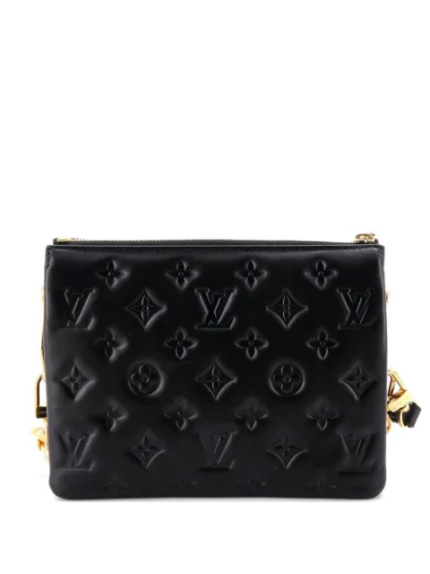 Louis Vuitton Pre-Owned Coussin Bag Monogram Embossed Lambskin BB crossbody bag Black UR9ZVYDF8MCIYD6Y