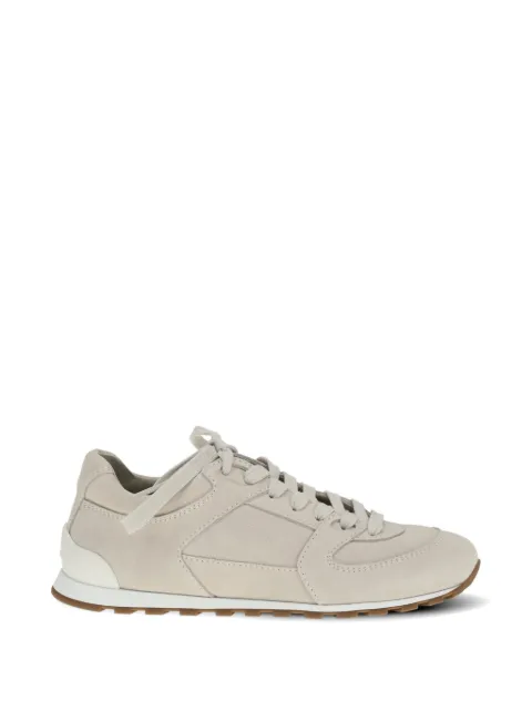 Brunello Cucinelli lace-up panelled sneakers Neutrals MZSFG3231C8905