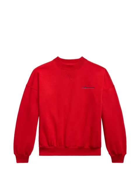 Polo Ralph Lauren logo crew neck sweatshirt Red 211A89509004