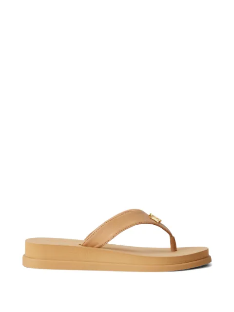 Polo Ralph Lauren logo-detail flat sandals Neutrals 802920530008