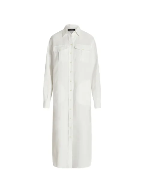 Polo Ralph Lauren long sleeve midi dress White 200903127002