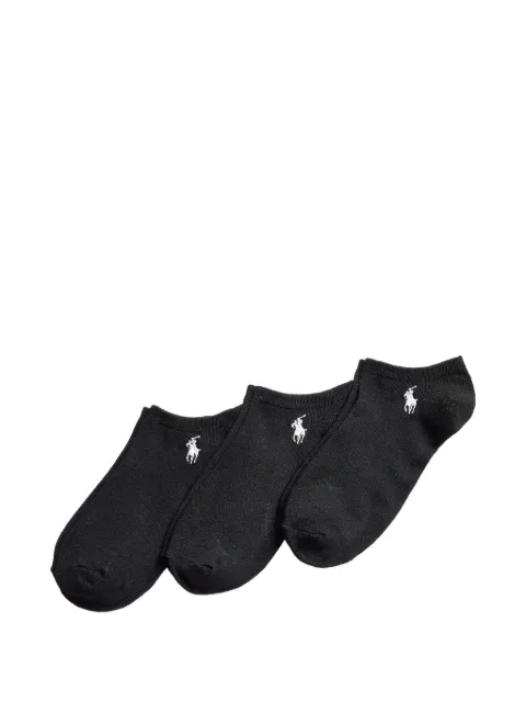 Polo Ralph Lauren logo socks (set of three) Black 455682746001