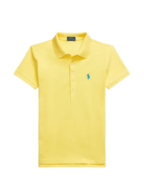 Polo Ralph Lauren button logo polo top Yellow 211870237056