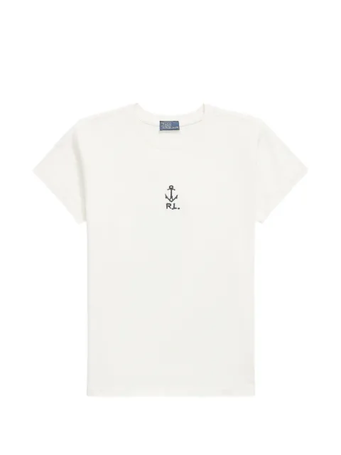 Polo Ralph Lauren Anchor logo T-shirt Neutrals 211A98436001