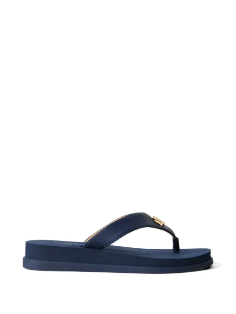 Polo Ralph Lauren logo plaque sandals Blue 802920530009