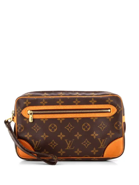 Louis Vuitton Pre-Owned Marly Dragonne Monogram Canvas GM clutch bag Brown CGZUSZOK216U7IDI