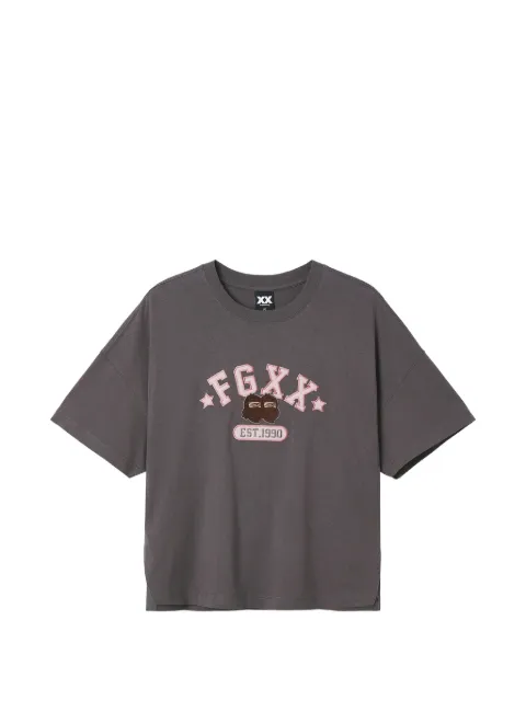 FINGERCROXX logo-detail T-shirt Grey FFXTEW01410X