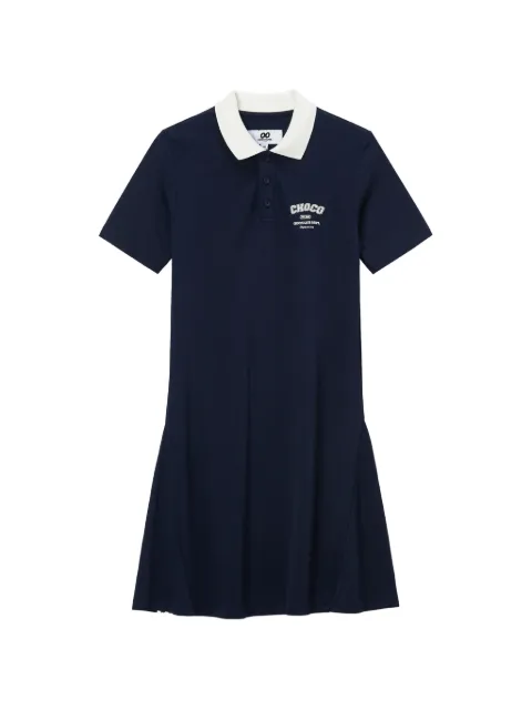 CHOCOOLATE A-line mini polo dress Blue B1XDSW01007X