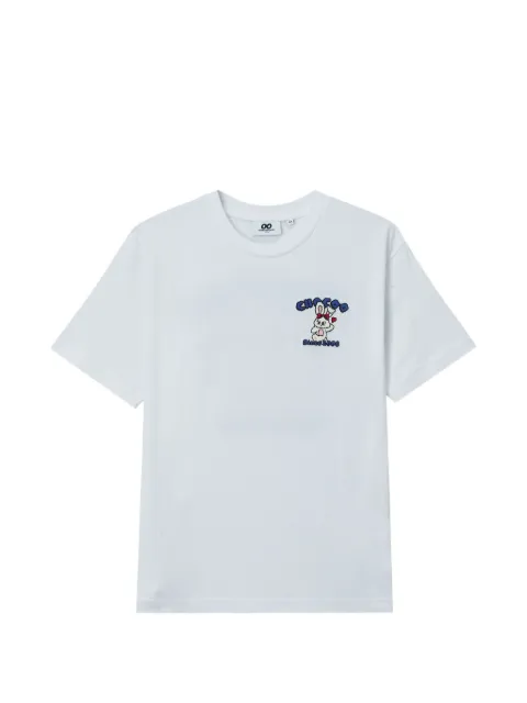 CHOCOOLATE rabbit-print T-shirt White B1XTEW01053X