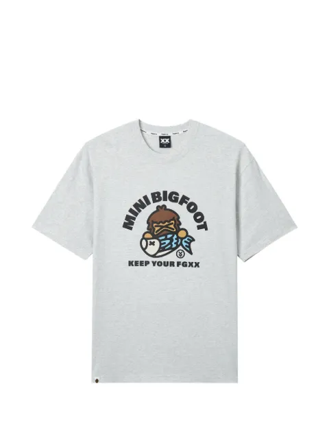 FINGERCROXX printed T-shirt Grey FFXTEM01345X