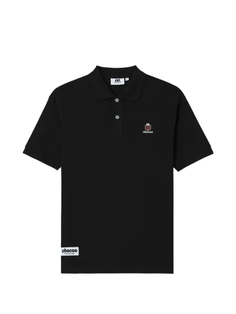 CHOCOOLATE logo-embroidered polo shirt Black B1XPOM00777X