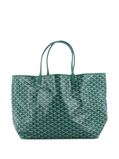 Goyard Pre-Owned Saint Louis Coated Canvas GM tote bag Green 2ZYTJD6T9XOGQP8Q
