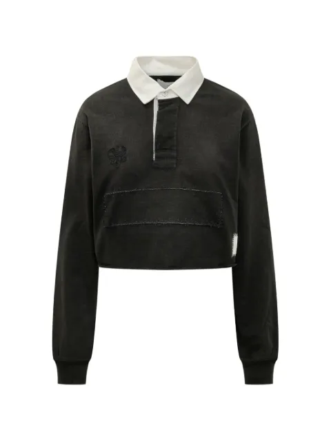 WOC appliqué dublino polo Black 201PO699VW