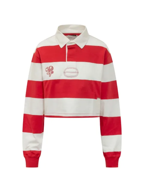 WOC striped polo Red 201PO698ST