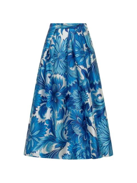 Lunatica Milano floral skirt Blue LUNA88K