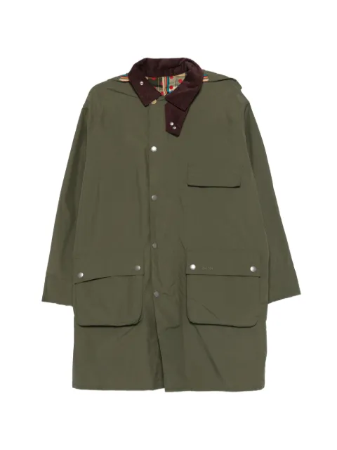 Barbour x Paul Smith corduroy collar coat Green MCA1127MCA