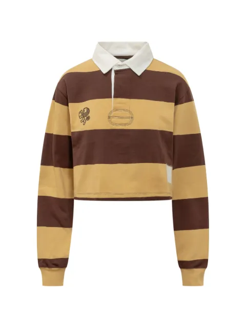 WOC striped liverpool polo Brown 201PO698ST