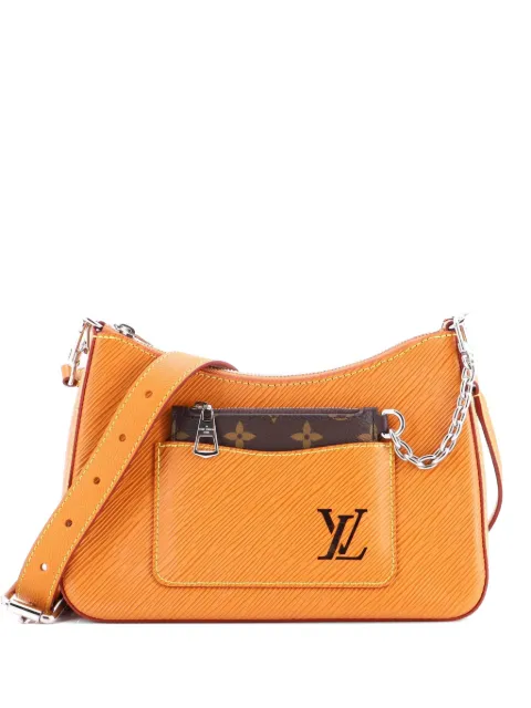 Louis Vuitton Pre-Owned Marelle Handbag Epi Leather hobo bag Brown 7LH2HQ5WDWB9NPMG