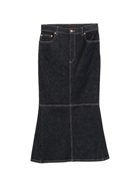 Moschino stretch denim skirt Blue A01060437