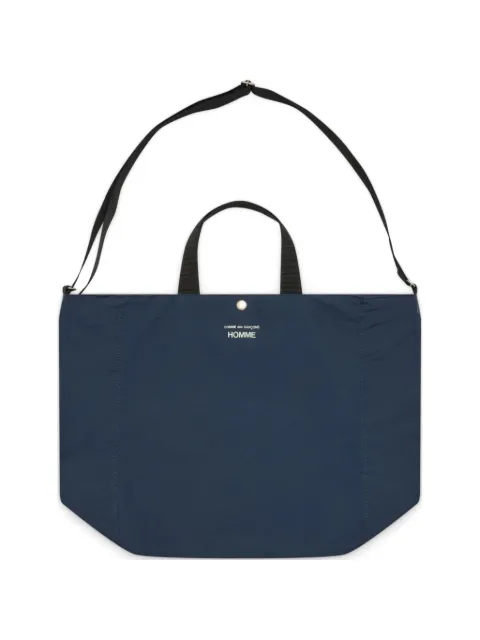 Comme des Garçons Homme top-handle tote bag Blue HQK292