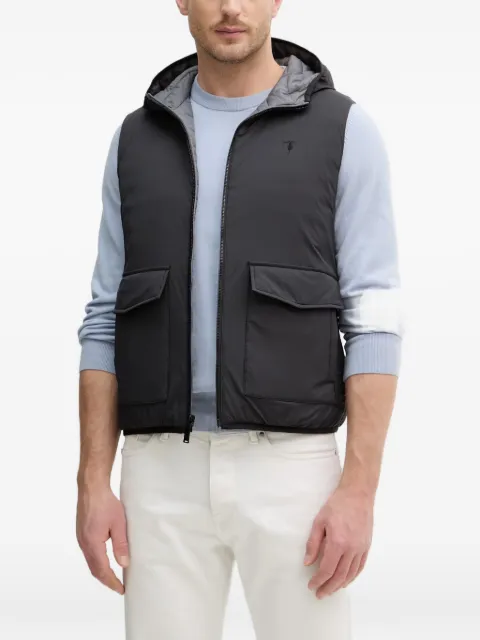 Trussardi hooded quilted gilet Black F019M000028N