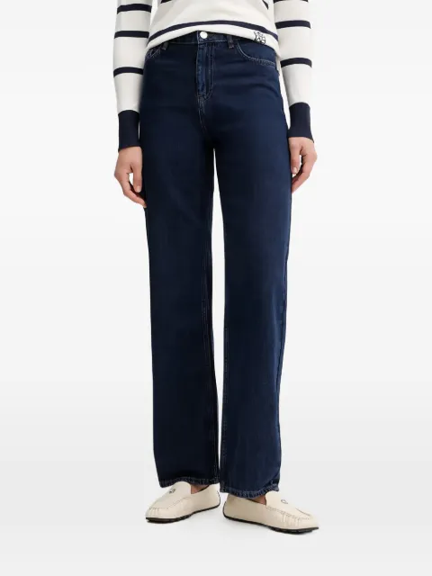 Trussardi logo-embroidered jeans Blue P4409300336N