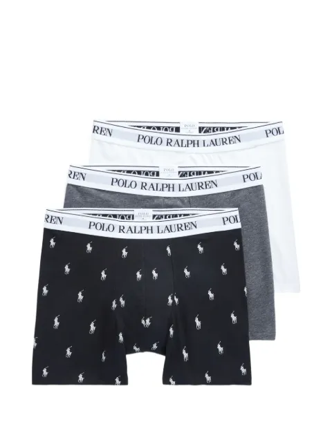 Polo Ralph Lauren logo-print boxers set (set of three) Black 714830300037
