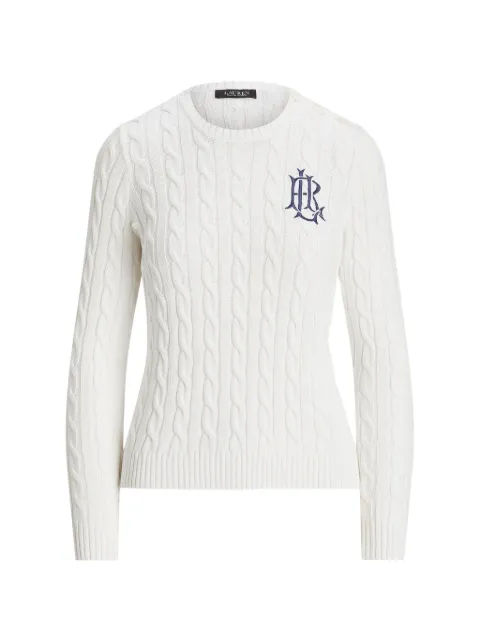 Lauren Ralph Lauren cable-knit sweater White 200861967011