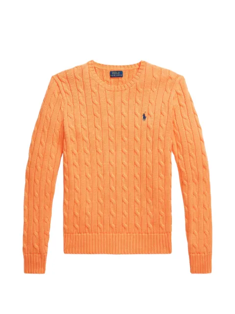 Polo Ralph Lauren cable-knit crew-neck sweater Orange 211570012157