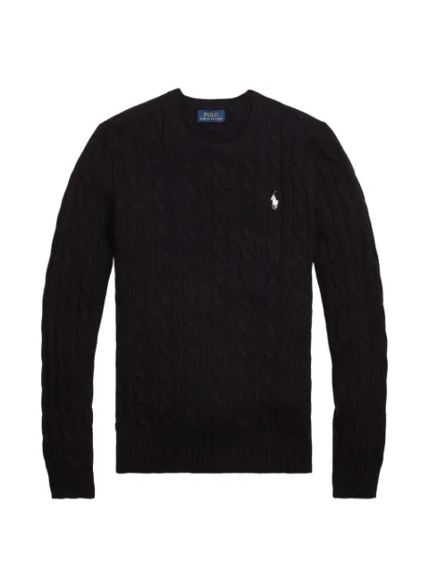 Polo Ralph Lauren cable-knit logo sweater Black 211882916020