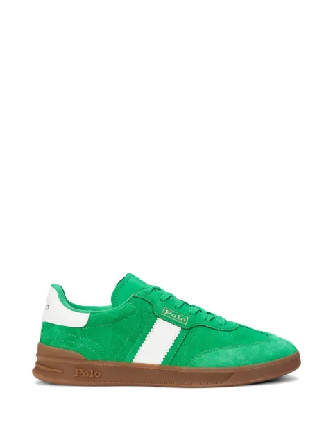 Polo Ralph Lauren suede striped sneakers Green 804956688003