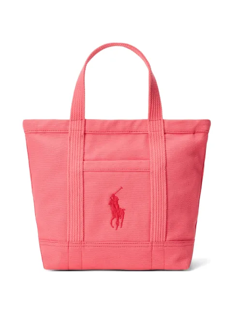 Polo Ralph Lauren logo-detail tote bag Pink 428946920005